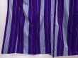 Photo4: 6206T01z670 Vintage Japanese Kimono Silk MEISEN KOMON  Purple (4)