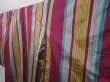 Photo2: 6206T04z600 Vintage Japanese Kimono Silk MEISEN KOMON  Wine red (2)