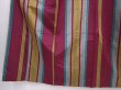 Photo4: 6206T04z600 Vintage Japanese Kimono Silk MEISEN KOMON  Wine red (4)