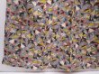 Photo4: 6206T13z670 Vintage Japanese Kimono Silk MEISEN KOMON  Gray (4)