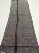 Photo6: 2Q02z60  Japanese Kimono Silk  FABRIC Plum tree Black 41.3x14.8 (6)