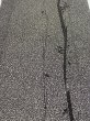 Photo1: 2Q03z90  Japanese Kimono Silk  FABRIC Plum tree Black 65.0x14.8 (1)