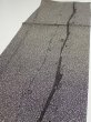 Photo3: 2Q03z90  Japanese Kimono Silk  FABRIC Plum tree Black 65.0x14.8 (3)