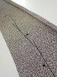 Photo1: 2Q06z40  Japanese Kimono Silk  FABRIC Plum branch Black Off-white 61.0x7.3 (1)