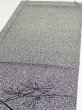 Photo3: 2N01z70  Japanese Kimono Silk  FABRIC Pine Black Off-white 43.7x14.8 (3)