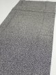 Photo3: 2N02z80  Japanese Kimono Silk  FABRIC Pine Black Off-white 56.7x14.8 (3)