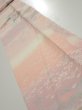 Photo1: 2N09z60  Japanese Kimono Silk  FABRIC Sensu Pink 83.1x6.7 (1)
