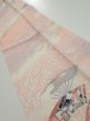Photo2: 2N10z30  Japanese Kimono Silk  FABRIC Sensu Pink 38.2x6.7 (2)