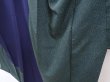 Photo4: 6210T03z1040 Vintage Japanese Kimono Silk TSUKESAGE  Navy (4)