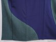 Photo6: 6210T03z1040 Vintage Japanese Kimono Silk TSUKESAGE  Navy (6)