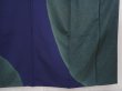 Photo7: 6210T03z1040 Vintage Japanese Kimono Silk TSUKESAGE  Navy (7)