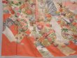 Photo6: 6210T06z800 Vintage Japanese Kimono Silk TSUKESAGE Tabane-noshi Off-white (6)