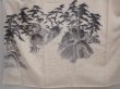 Photo5: 6210T07z920 Vintage Japanese Kimono Silk TSUKESAGE Pine Off-white (5)