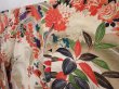 Photo2: 6210T09z1580 Vintage Japanese Kimono Silk FURISODE Pheasant Off-white (2)