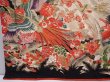 Photo5: 6210T09z1580 Vintage Japanese Kimono Silk FURISODE Pheasant Off-white (5)