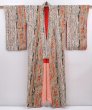 Photo8: 6210T10z650 Antique Japanese Kimono Silk KOMON Branch Off-white (8)