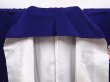 Photo7: 6210T13z870  Japanese Kimono Silk KOMON Flower Dark lavender blue (7)