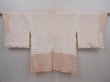 Photo6: 6216T01z460 Vintage Japanese Kimono Silk SHIBORI HAORI Stream Pink (6)