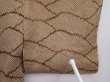 Photo7: 6216T04z430 Vintage Japanese Kimono Silk SHIBORI HAORI  Olive-Brown (7)