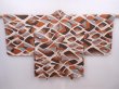 Photo1: 6216T05z530 Vintage Japanese Kimono Silk HAORI  Brown (1)