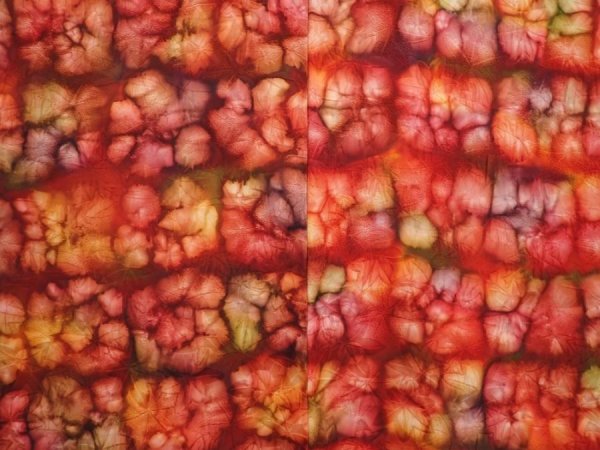 Photo3: 6218T05z610 Vintage Japanese Kimono Silk HAORI  Dull red (3)