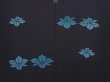 Photo3: 6218T06z560 Vintage Japanese Kimono Silk HAORI Flower Black (3)
