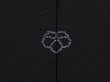 Photo5: 6218T06z560 Vintage Japanese Kimono Silk HAORI Flower Black (5)