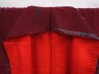 Photo8: 6218T12z690 Antique Japanese Kimono Silk KOMON  Wine red (8)