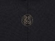 Photo5: 6219T08z610 Vintage Japanese Kimono Silk HAORI Tree Black (5)