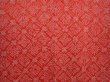 Photo3: 6219T09z440 Vintage Japanese Kimono Silk SHIBORI HAORI  Tomato red (3)