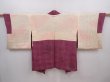 Photo6: 6219T10z550 Vintage Japanese Kimono Silk HAORI  Dull purple (6)
