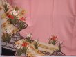 Photo5: 6219T13z1280  Japanese Kimono Silk FURISODE Iris Pink (5)