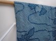 Photo8: 6224T02z430 Vintage Japanese Kimono Silk SHIBORI HAORI Maple Saxeblue (8)