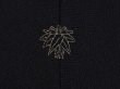 Photo5: 6224T04z600 Vintage Japanese Kimono Silk HAORI Flowers Black (5)