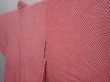 Photo2: 6224T05z440 Vintage Japanese Kimono Silk SHIBORI HAORI  Pink (2)