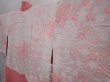 Photo7: 6224T05z440 Vintage Japanese Kimono Silk SHIBORI HAORI  Pink (7)
