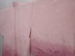 Photo2: 6224T06z570 Vintage Japanese Kimono Silk HAORI Maple Pink (2)
