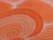 Photo4: 6224T08z520 Vintage Japanese Kimono Silk HAORI Stream Salmon orange (4)