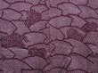 Photo3: 6225T03z460 Vintage Japanese Kimono Silk SHIBORI HAORI Dark purple (3)