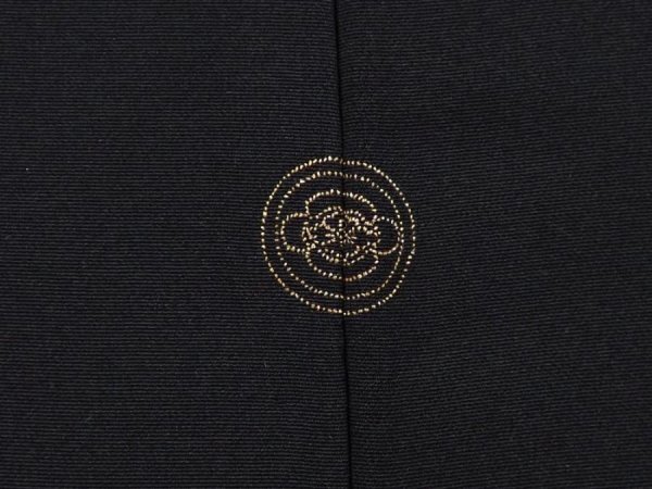 Photo5: 6225T04z500 Vintage Japanese Kimono Silk HAORI Rose Black (5)