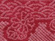 Photo4: 6225T06z470 Vintage Japanese Kimono Silk SHIBORI HAORI Dull red (4)