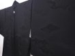Photo2: 6225T07z660 Vintage Japanese Kimono Silk HAORI Cloud Black (2)