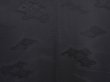 Photo3: 6225T07z660 Vintage Japanese Kimono Silk HAORI Cloud Black (3)