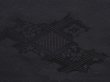 Photo4: 6225T07z660 Vintage Japanese Kimono Silk HAORI Cloud Black (4)