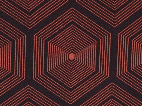 Photo4: 6225T08z520 Vintage Japanese Kimono Silk HAORI  Red-Brown (4)