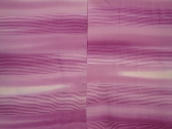 Photo3: 6226T05z530 Vintage Japanese Kimono Silk HAORI  Purple-Pink (3)
