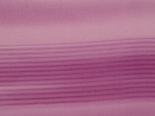 Photo4: 6226T05z530 Vintage Japanese Kimono Silk HAORI  Purple-Pink (4)