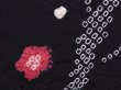 Photo4: 6226T09z520 Vintage Japanese Kimono Silk HAORI Plum blossom Black (4)