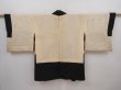 Photo6: 6226T11z550 Vintage Japanese Kimono Silk HAORI Plum blossom Black (6)