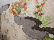 Photo2: 6226T12z1050 Vintage Japanese Kimono Silk FURISODE Royal cart Off-white (2)
